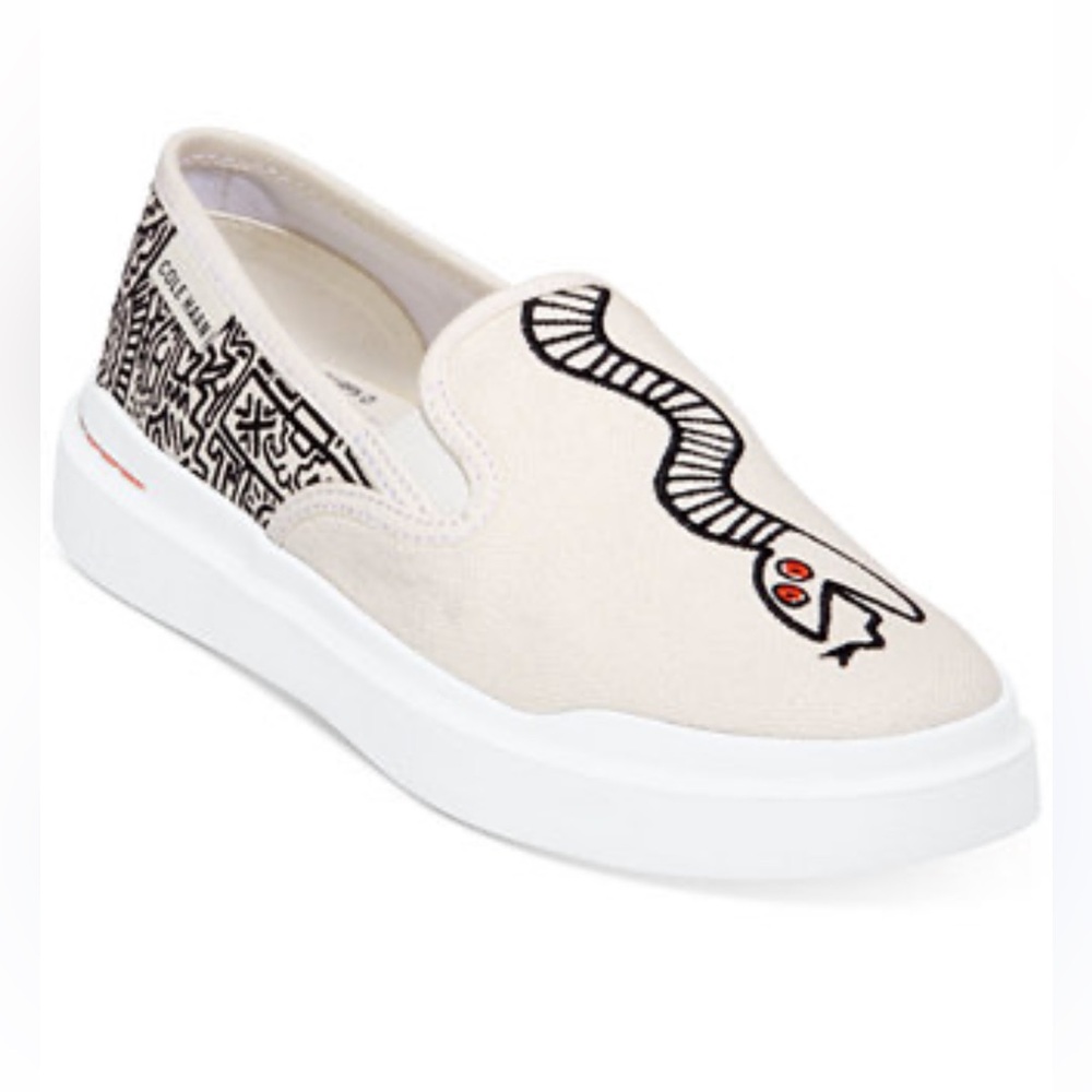 Cole Haan X Keith Haring Snake Grandpro Rally Sneakers Size 7 - Picture 2 of 10